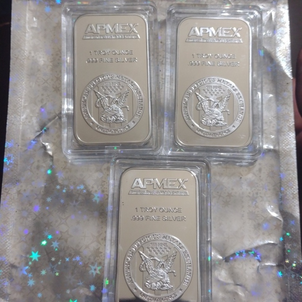 APMEX .999 Fine Buillon Silver Bars 3 - Picture 4 of 5
